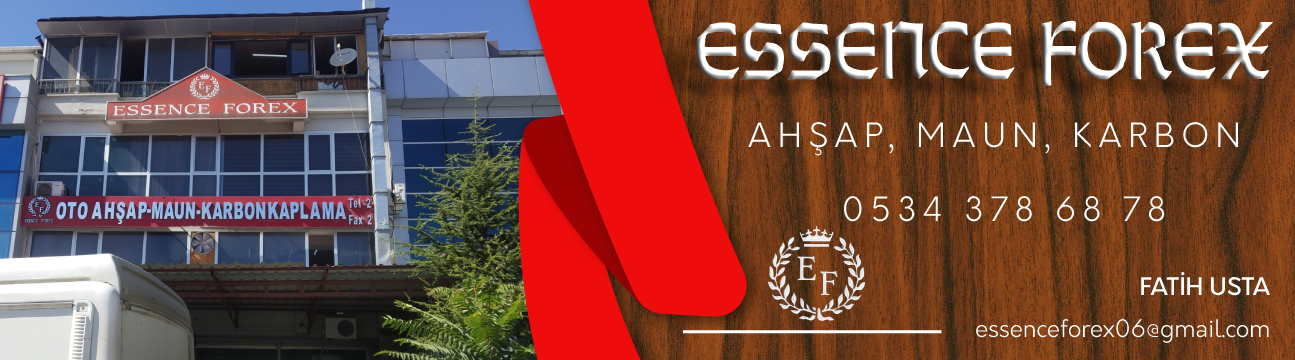 Essence Forex Oto Ahşap Maun Karbon Kaplama