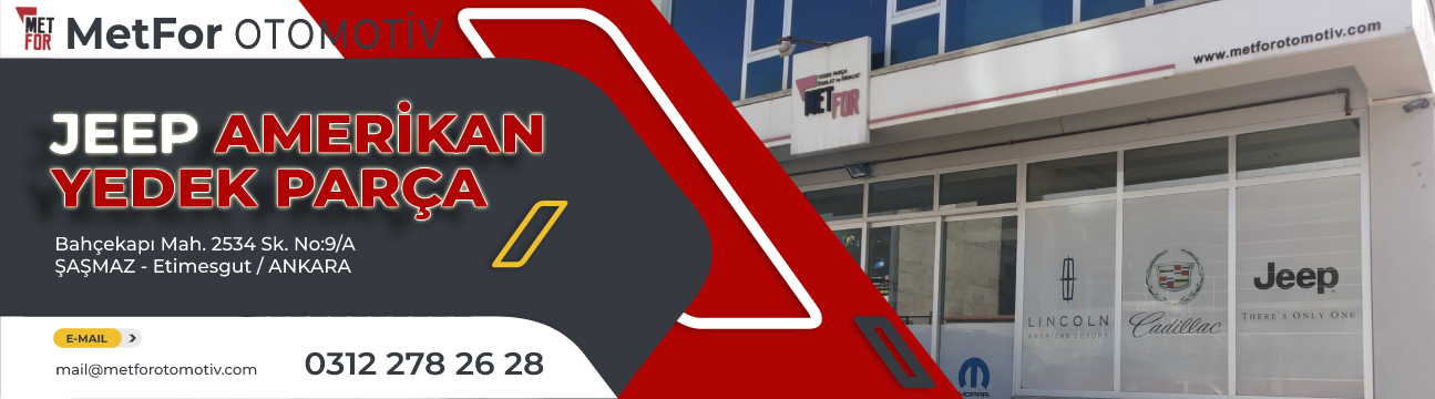 MetFor Otomotiv Jeep Amerikan Yedek Parça 