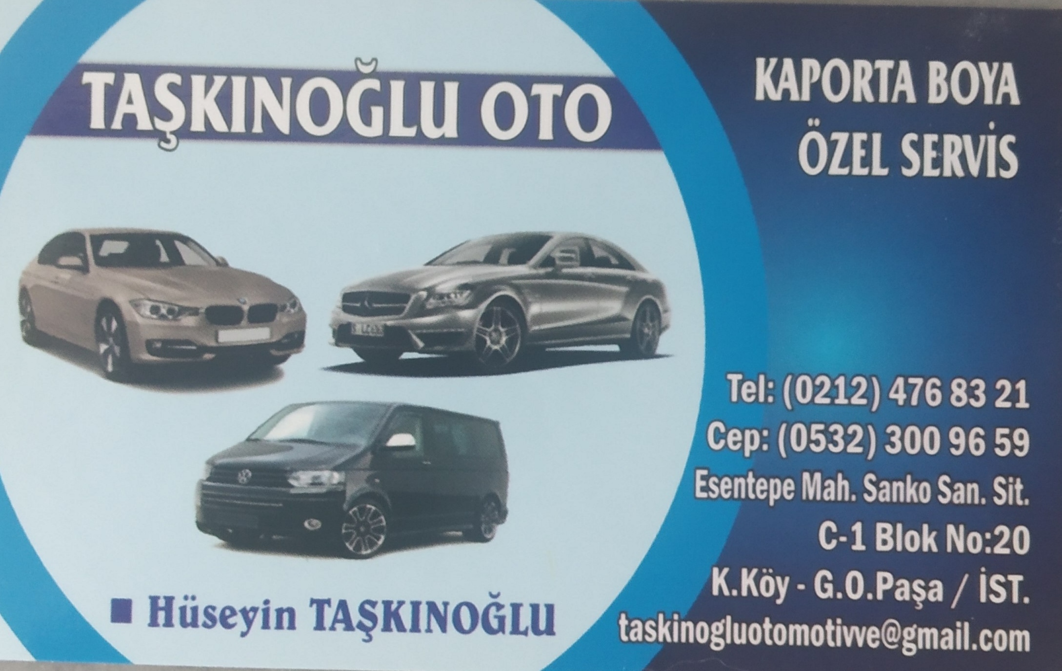 Taşkınoğlu Otomotiv Kaporta Boya Sultangazi