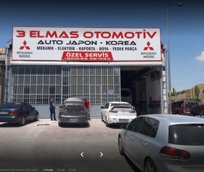 3 Elmas Otomotiv Mitsubishi Özel Servis Kayseri