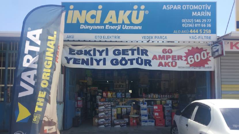 Aspar Otomotiv Didim Akü Oto Tamir Marin Yedek Parça