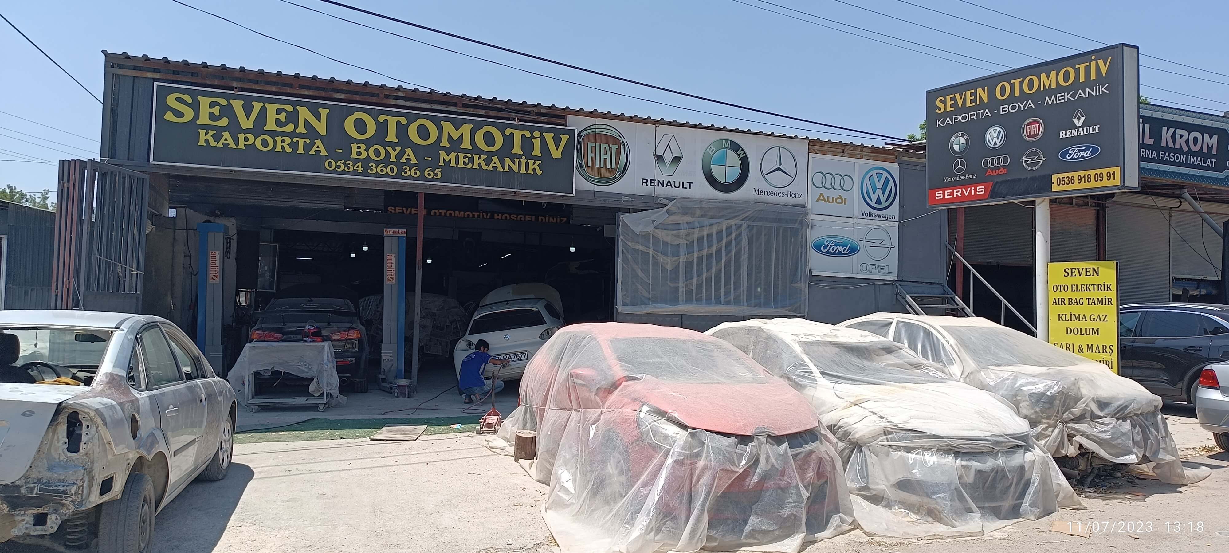 Seven Otomotiv Ağır Hasar Oto Tamir Servisi Antalya